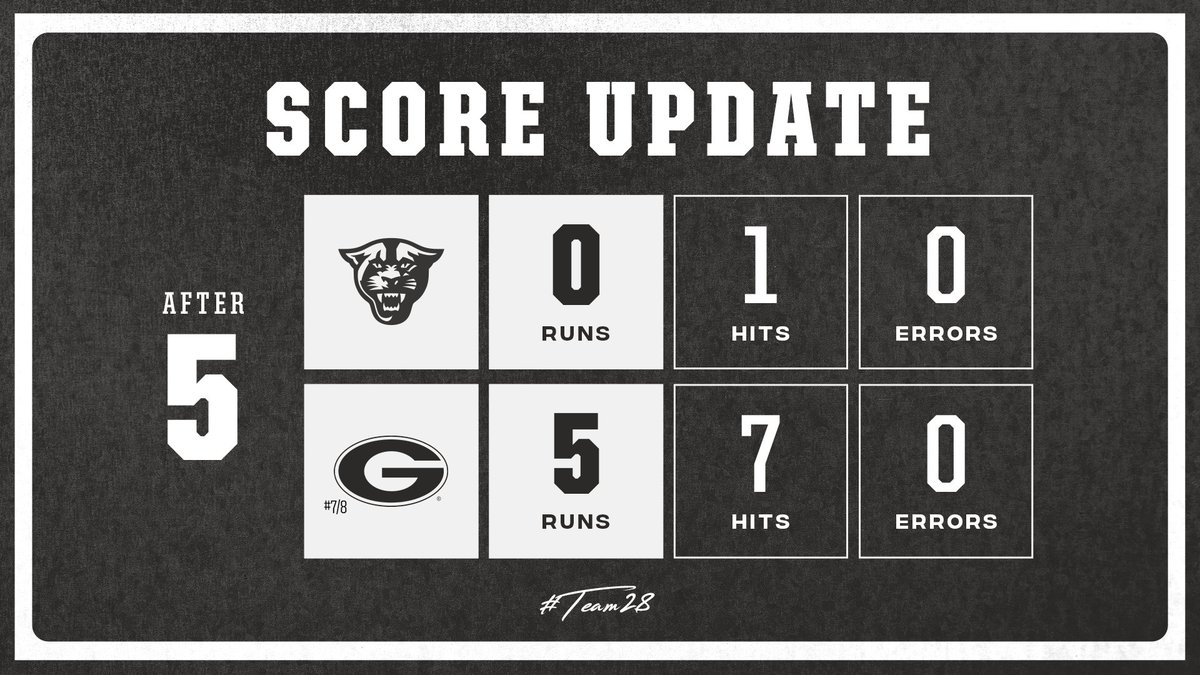 We head to the sixth in Athens #Team28 | #GoDawgs