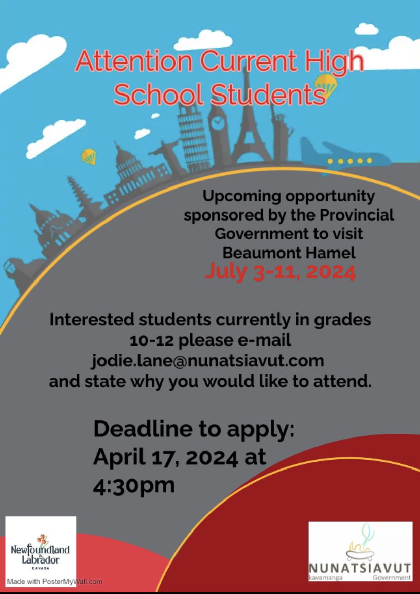 Jens Haven Memorial School (@jens_haven) on Twitter photo Jens Haven high school
students, check out this awesome opportunity! Jens Haven high school
students, check out this awesome opportunity!