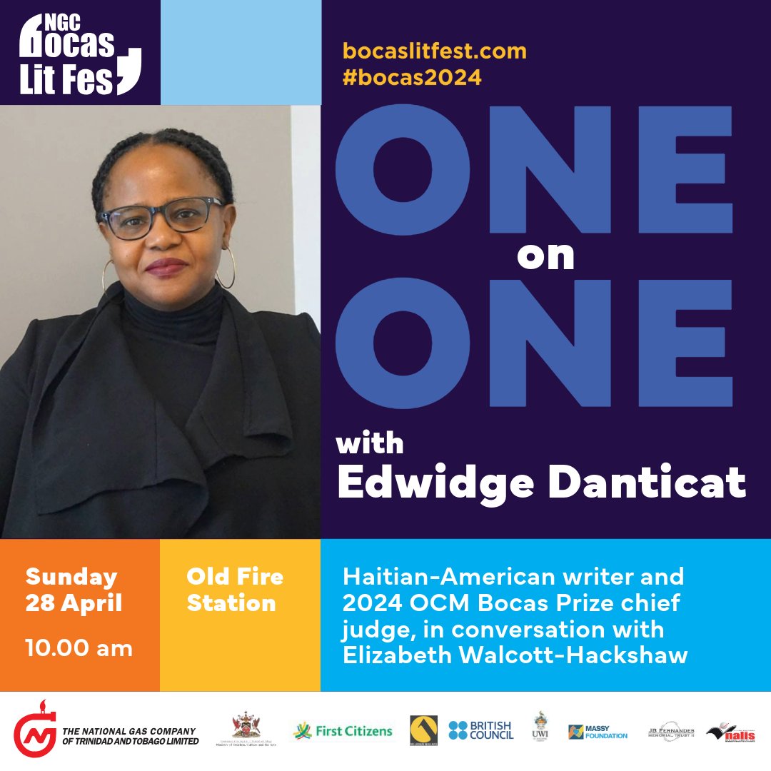 #EdwidgeDanticat is one of the Caribbean’s most beloved authors, for her searing fiction and unsparing essays and memoirs. She speaks with Elizabeth Walcott-Hackshaw about the roots of her work, and if and how writing can bridge gaps of understanding and empathy. #Bocas2024
