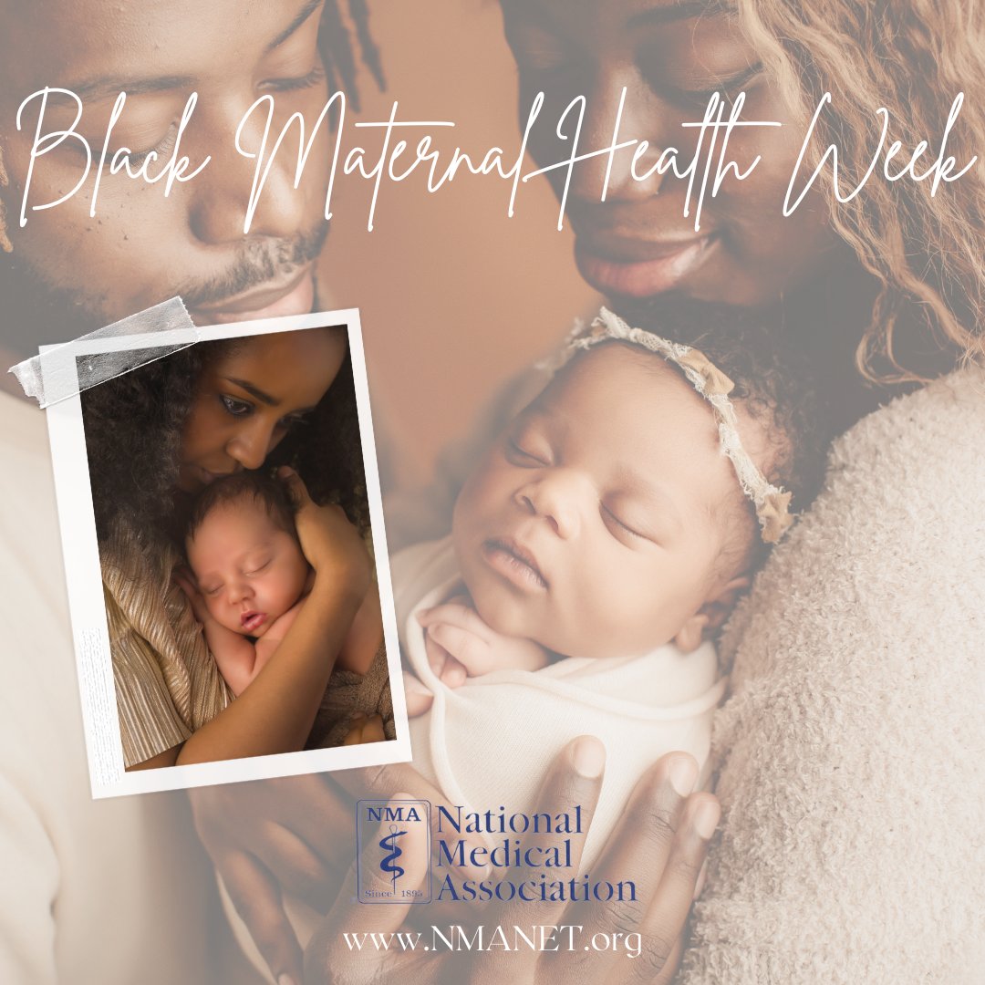 Today marks the beginning of #BlackMaternalHealthWeek. This week, we shine a light on the disparities affecting Black mothers, who are 3 times more likely to die from pregnancy-related causes than white women. Join us in advocating for equitable care #BMHW2024 #MaternalHealth