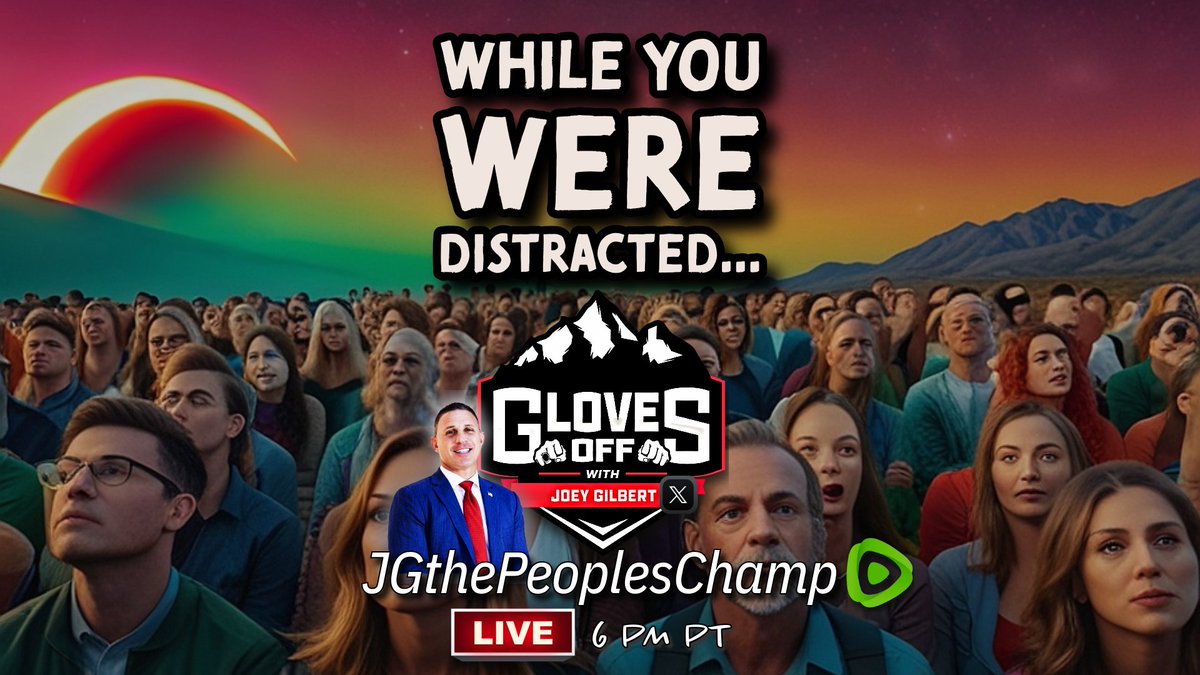 joeygilbertinc's tweet photo. While You Were Distracted..🚨6pm
Gloves Off w/ Joey Gilbert        LIVE
👇👇👇👇👇👇👇👇👇👇👇👇
https://t.co/Xh0BzRcvu2 https://t.co/dcULXbdTFA