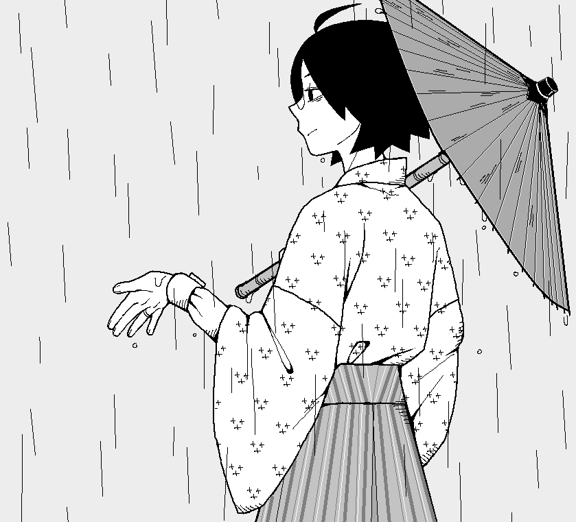 rainy #mspaint