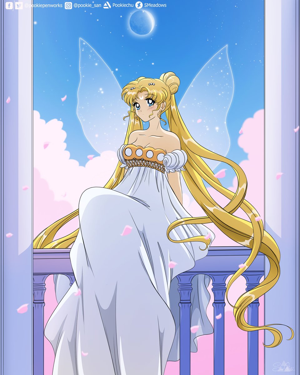 A little something I was hoping to make in time for the eclipse but time got the best of me!  Princess Serenity enjoying the event down on Earth.  

Did you live in an area where there was a totality?  I did and it was magical!  #sailormoonfanart #princessserenity #eclipse2024