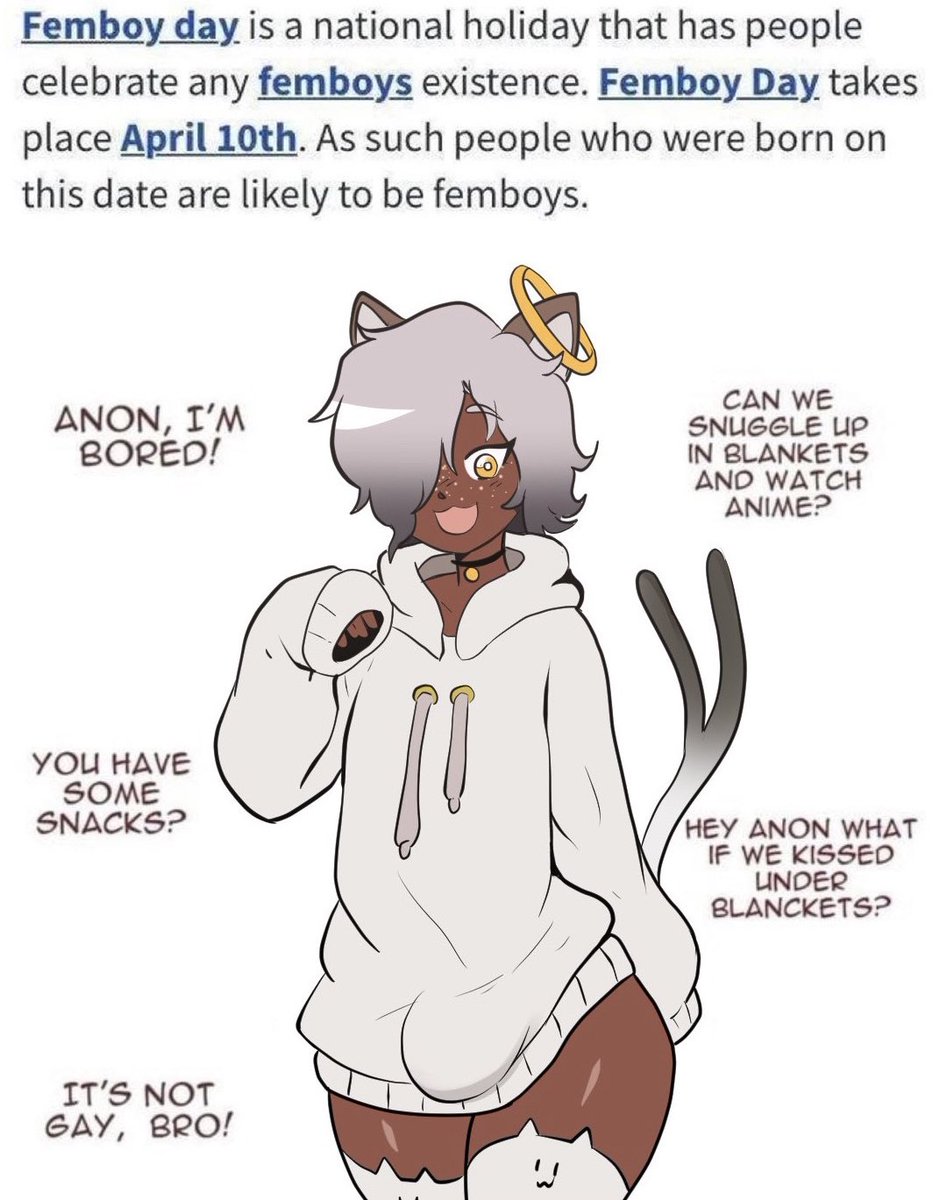 AngelCatze😇 (@AngelCatze) on X: ITSSSS FEMBOY DAY!!!!!!!! What should we  do to Ce...