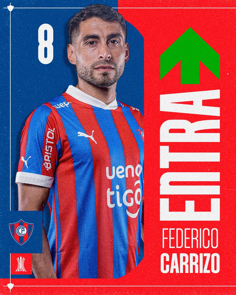 CCP1912oficial's tweet photo. ⏱️ 64’ | Cambio en Cerro Porteño 🔁

⬆️ Federico Carrizo  
⬇️ Cecilio Domínguez 

0-0 | #CCPvsAL ⚽️

¡Vamos Ciclón! 🌪️

#JuegaElMásPopular 🔵🔴 https://t.co/GM0Q9EvF7G
