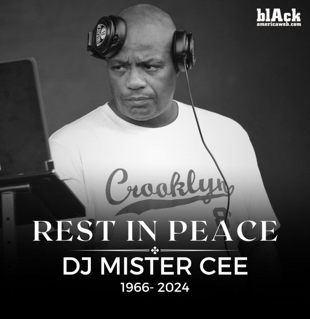 SIP🙏🏽 @djmistercee 🕊️ he’s a huge part of the Hip Hop Culture especially for NYC‼️ A demotape he put 2gether got BiGGiE discovered &/ signed‼️He was a producer & Dj at @HOT97 4 decades‼️ Most of ThaHive may know him from standing alongside @LilKim & @DJWhooKid on #MsGOAT mix💿🐝