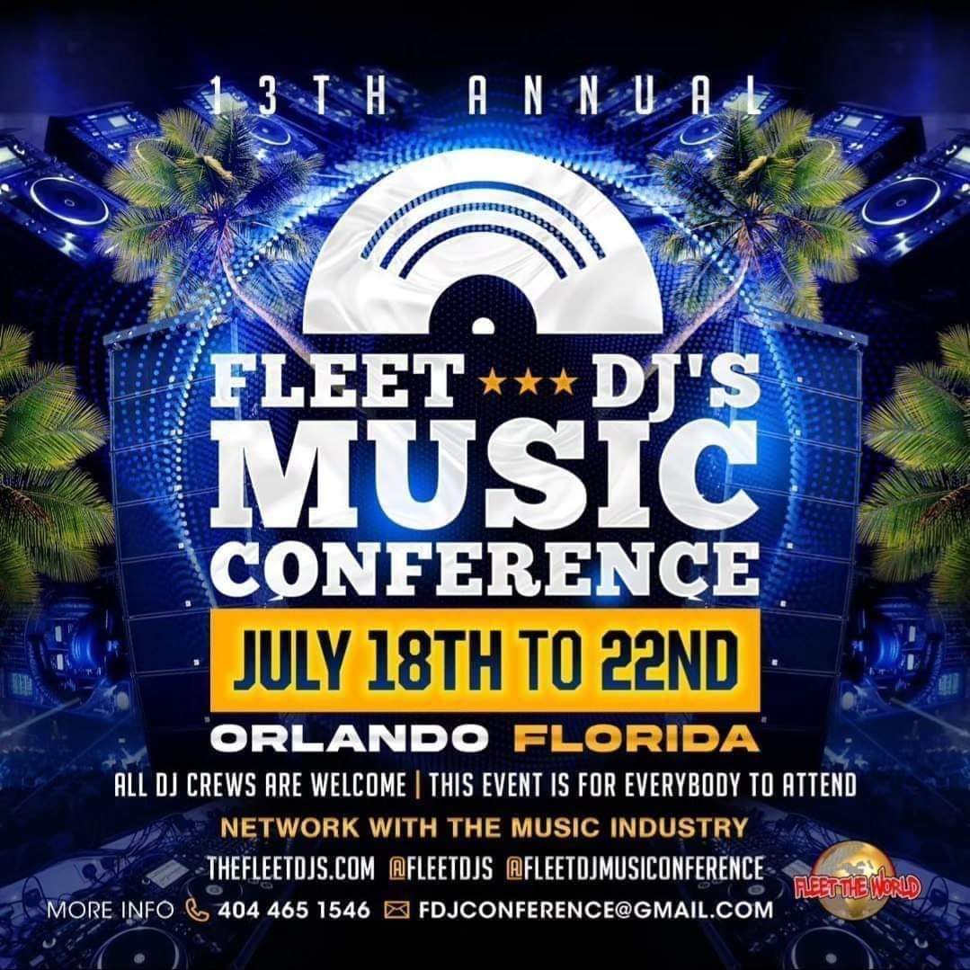WestonM44518740's tweet image. THIS IS THE PLACE TO BE JULY 18TH-22ND 2024 13TH ANNUAL FLEET DJS MUSIC CONFERENCE GET REGISTERED TODAY  THEFLEETDJS.COM COME ROCK IT WITH THE WORLD 🌎 WIDE FLEET DJS #FleetDJs #FleetNation #FleetTakeOver #ORLANDO2024 @FLEETDJS @fleetnation1