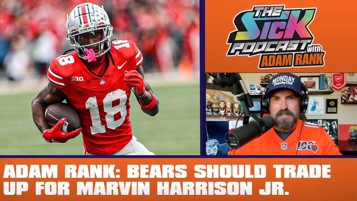 🚨New episode🚨 @adamrank talks all things #Bears and takes questions from fans! Full pod👇 Watch: youtube.com/live/LYm_W5TsM… Listen: traffic.megaphone.fm/SICMED39953306… #BearDown #DaBears #thesickpodcast