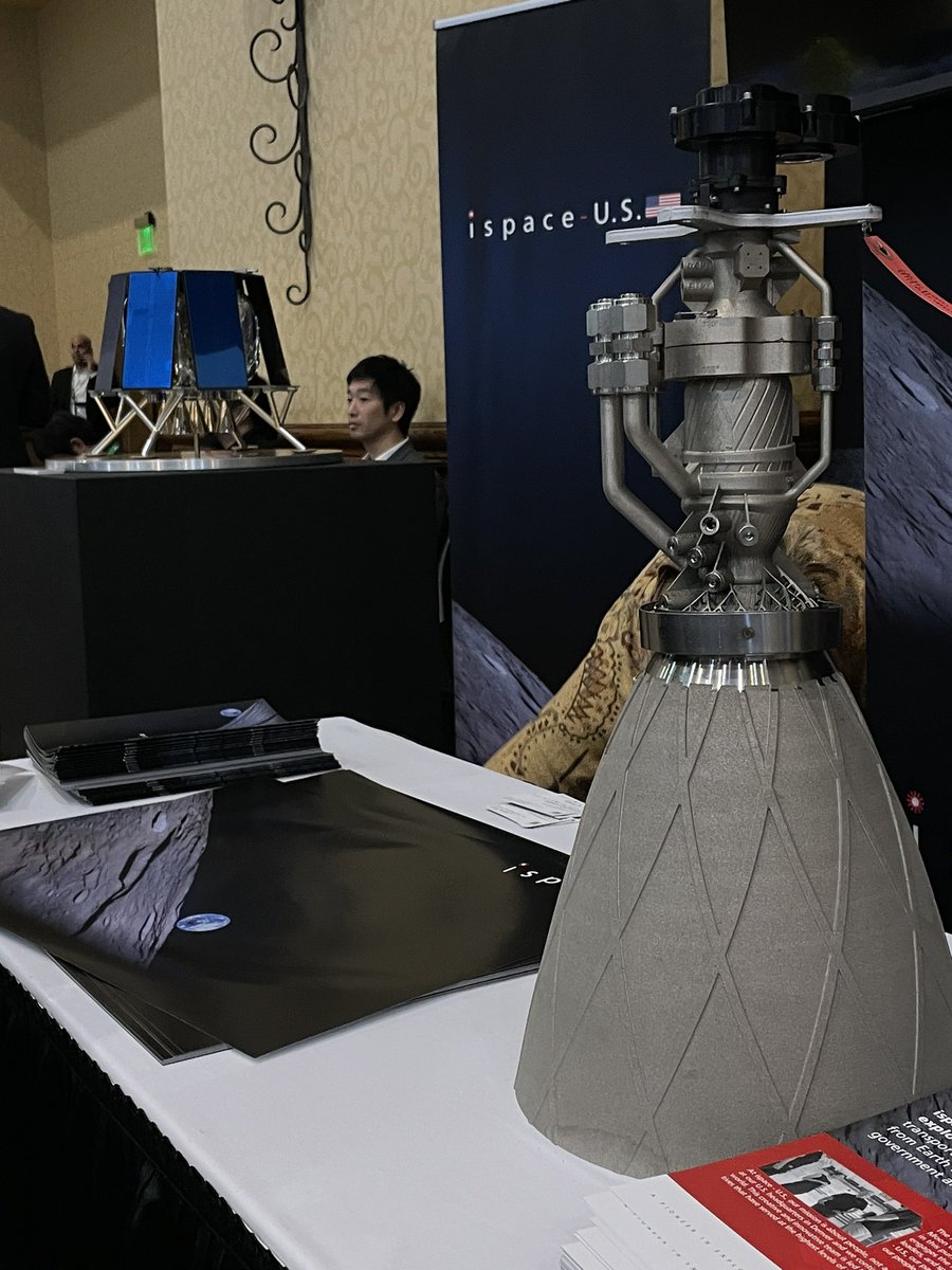 The A2200 thruster spotted at #SpaceSymposium @agile_space