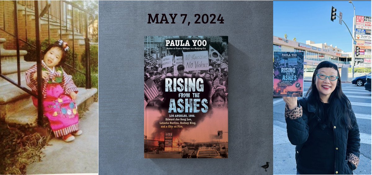 RISING FROM THE ASHES: On my Korean 돌 1st birthday, Yoo chose a pen predicting I would be a writer. For today's 55th birthday, Yoo celebrate my good fortune with my 12th book! Honored to interview 100+sources & familes of Eddie Lee, Latasha Harlins & Rodney King @NYRBooks 5/7/24