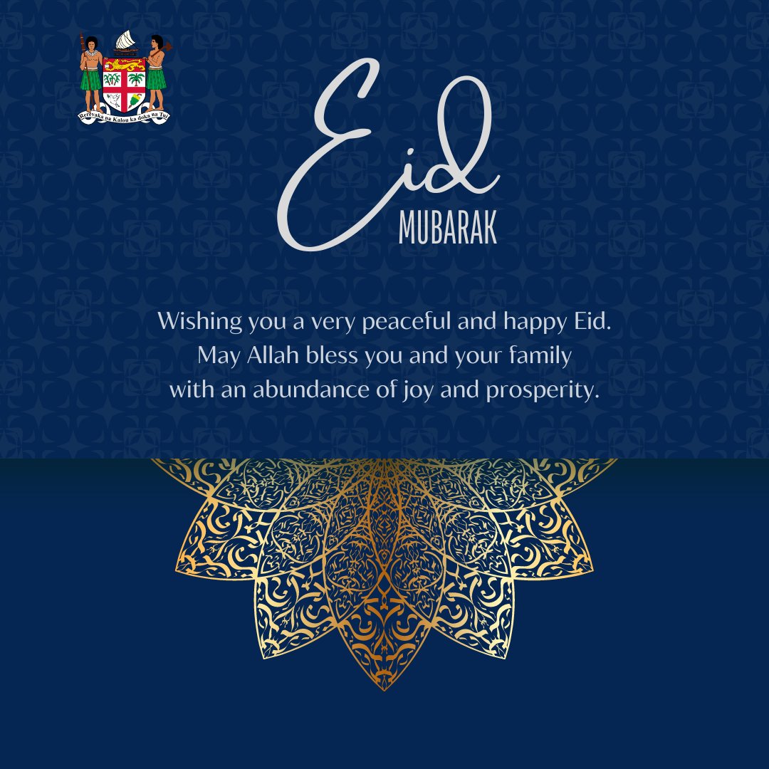 As-salamu alaykum ( ٱلسَّلَامُ عَلَيْكُمْ) to our brothers and sisters of the Islamic faith. The staff of @forestry_fiji would like to wish you all a Happy Eid. May Allah flood your life with happiness, your heart with love and your mind with wisdom.