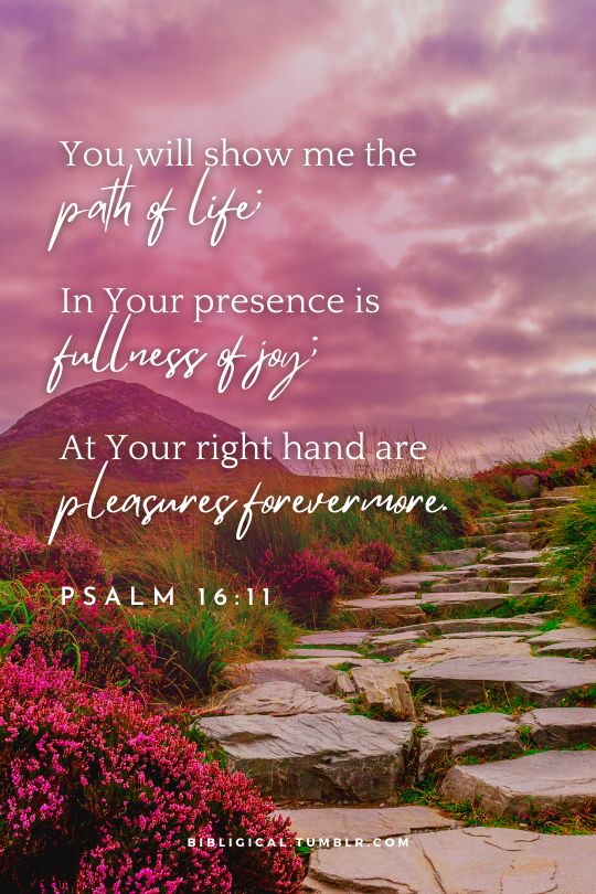 Psalm 16:11✞