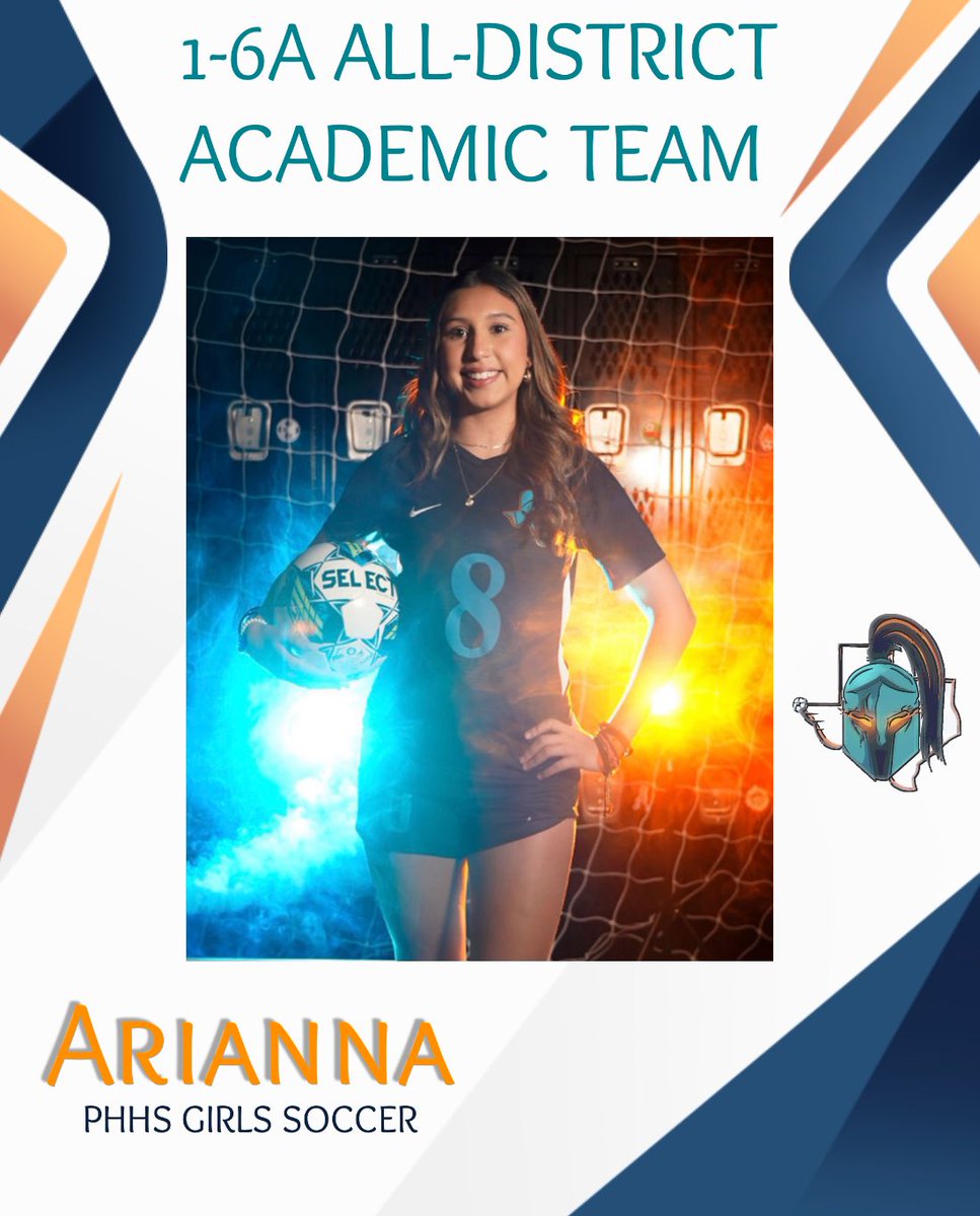 Congrats to Ari, one of our rock-solid center backs and amazing student.📚 Her defensive prowess keeps our backline strong and opponents at bay. ⚽️🔒#LockedIn