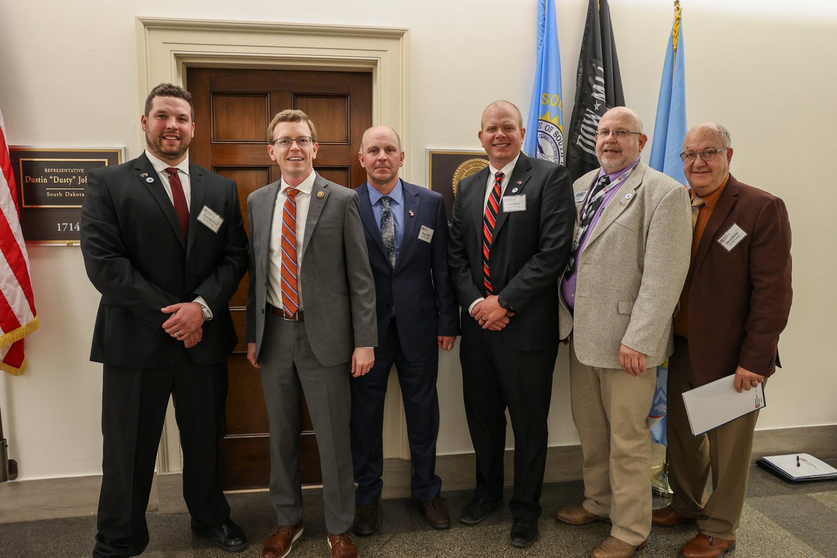 South Dakota Pork Producers and I talked about priorities for the Farm Bill and trade and keeping foreign animal disease out of the U.S. Protecting the health of our livestock is critical for food security.