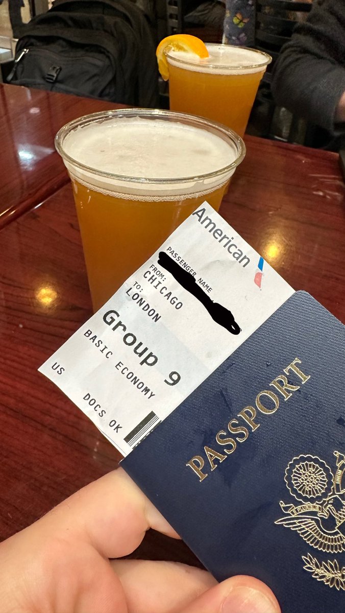That first termie beer on your first international flight hits DIFFERENT North Bank here we come!!