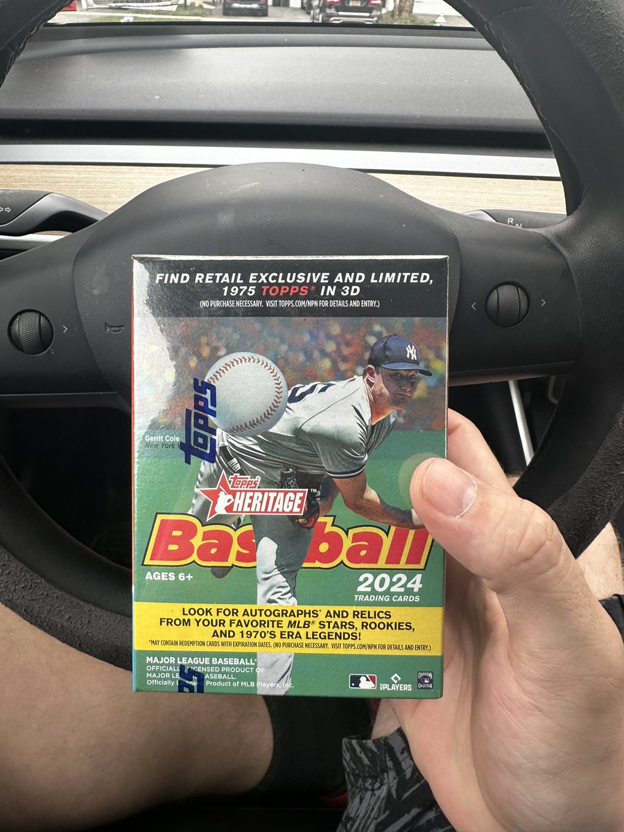 Release Day Giveaway: Giving away this Topps Heritage 2024 Blaster box. No Jackson Holliday in here, but I got a cool Juan Soto in the box I opened! To enter 1. Like 2. Follow us and @TheSkippersView 3. Tag a friend Extra entries if you follow podcast!