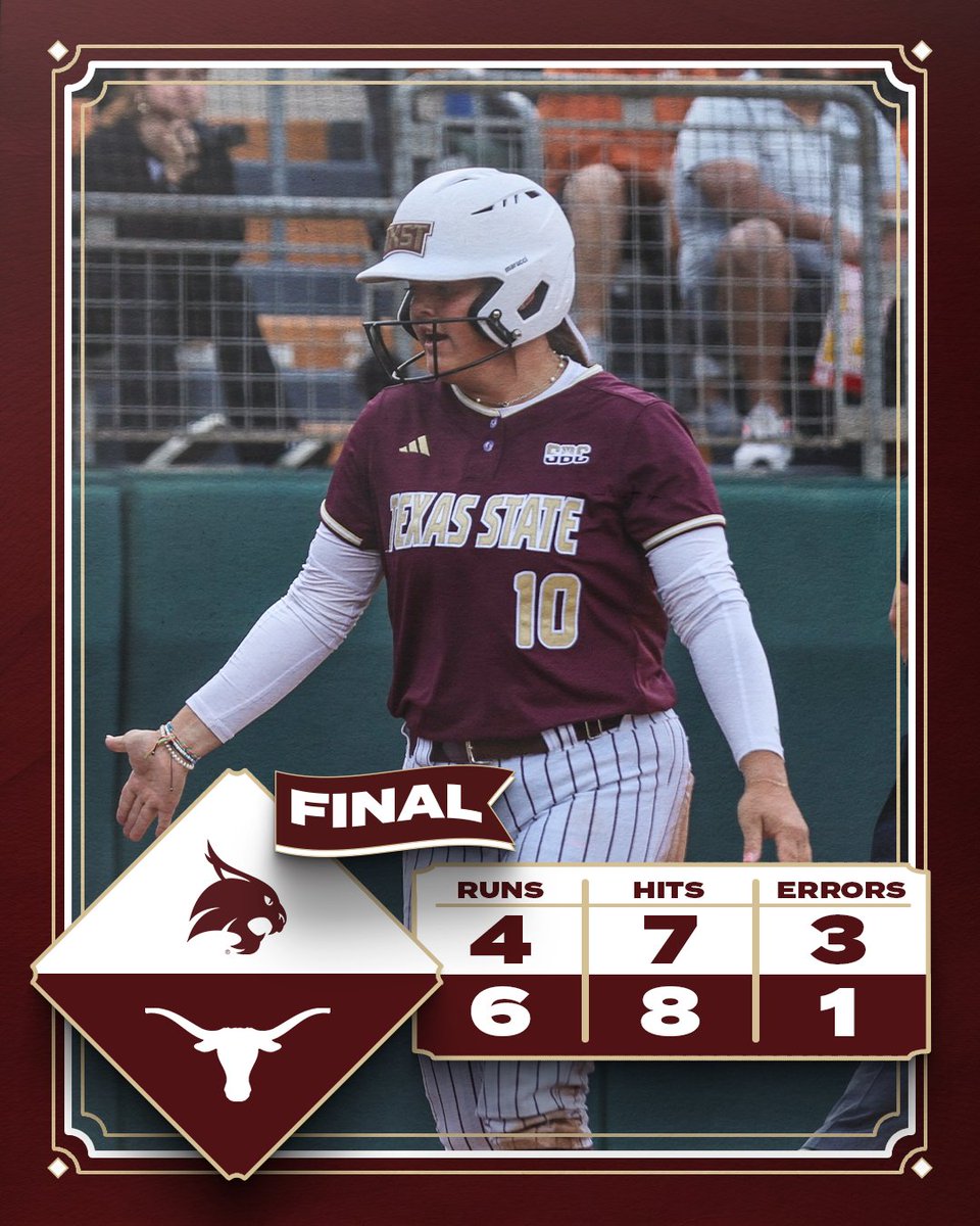 Final out of McCombs Field. #EatEmUp