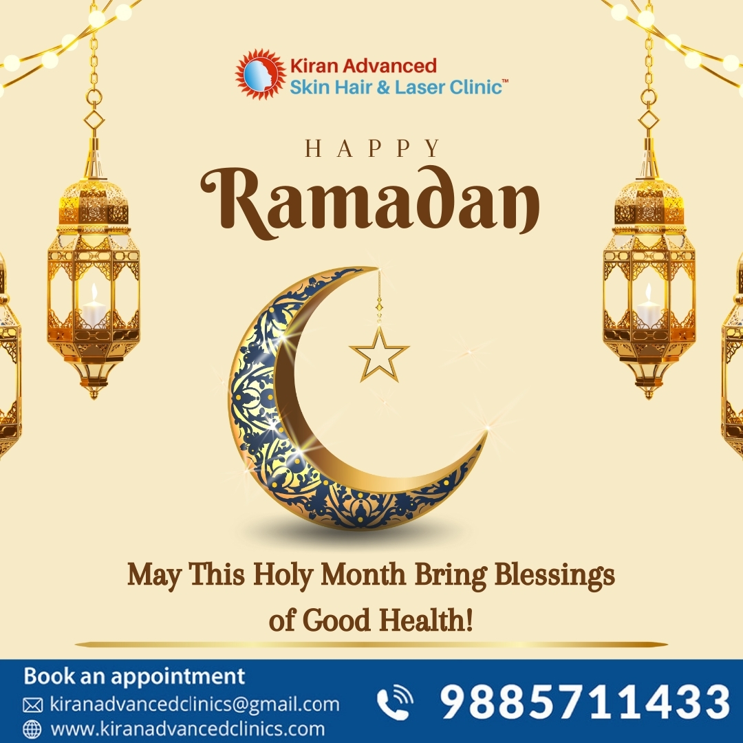 🕌Wishing you a blessed #Ramzan filled with peace, reflection, and spiritual growth. 

May this #holymonth bring you closer to loved ones and deepen your connection with the divine. #RamadanMubarak!🕌

#RamadanKareem #Blessings #Fasting #IslamicTradition #KiranAdvancedClinics