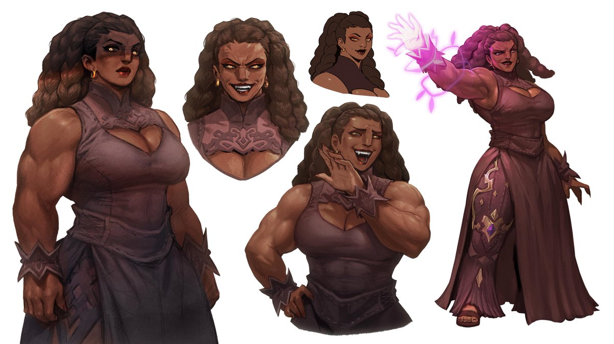 Time to share another one. Fun fact, when I got @/rayluaza to do this for me, I asked him to make one where she's "laughing like a One Piece villain." I'm thinking her laugh is kind of a "nya ha ha ha" with a bit of a "grind" on each 'ha'.