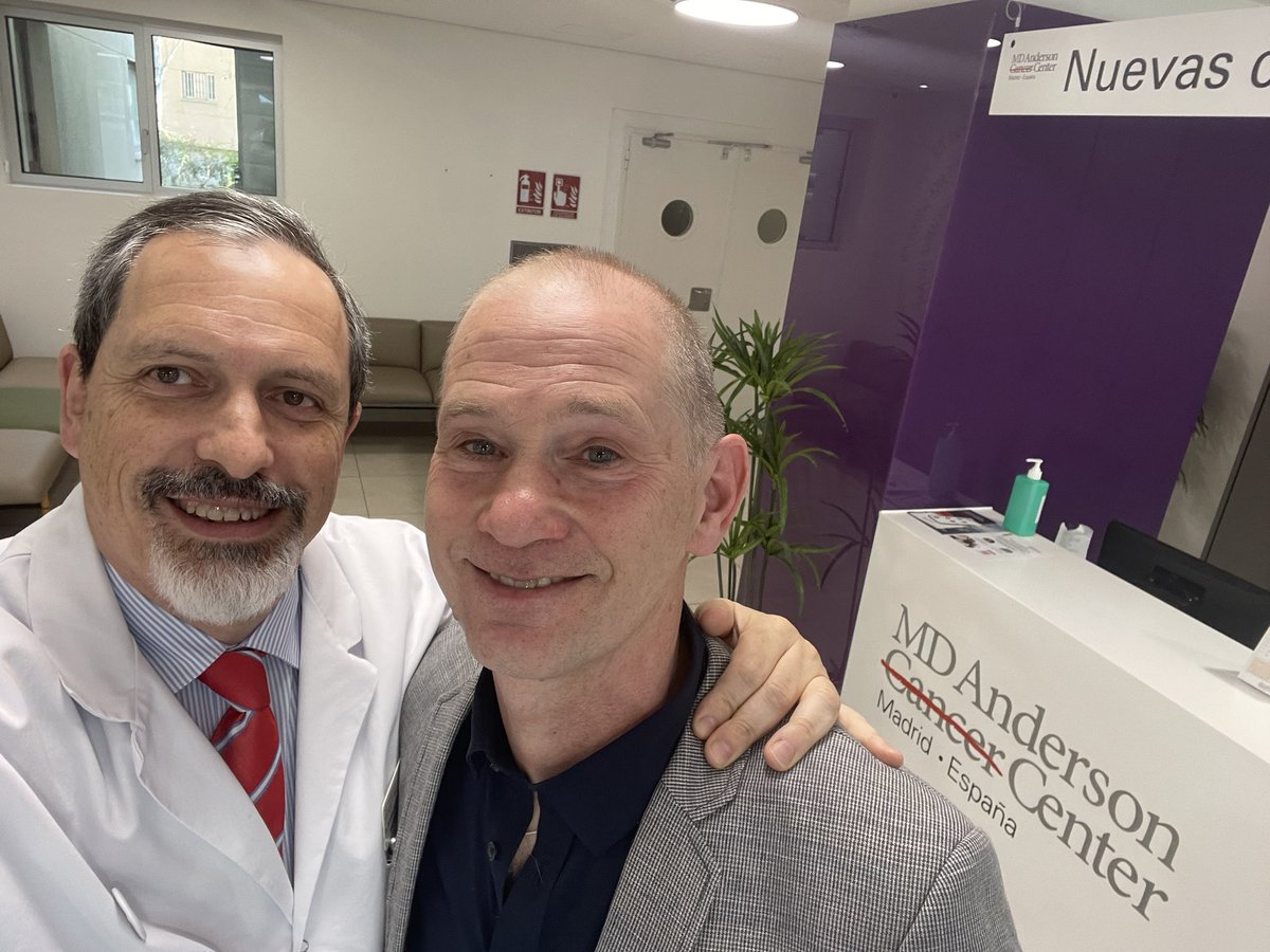 I was honored and happy to welcome Vic Verwaal yesterday to @MDAnderson_ES. Good old friend and a leading international Peritoneal Surface Oncologist, now in Malmō, Sweden. We toured the Center and caught up. Thanks for stopping by during your visit to Madrid!