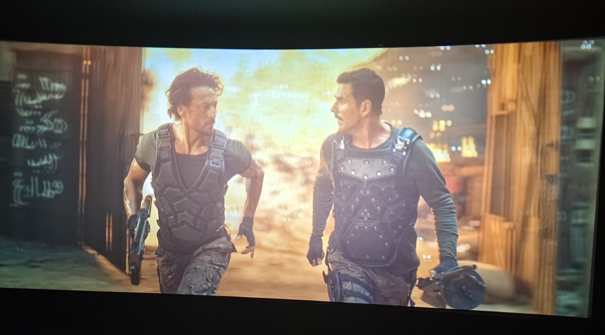 Now watching #BadeMiyanChoteMiyan. One action scene and one song done, and kafi swag hai... #AkshayKumar and #TigerShroff seem to be having a blast, quite literally! Hope the momentum continues. @aliabbaszafar #BMCMReview #BadeMiyanChoteMiyanOnEid2024