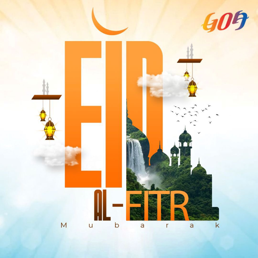 Goa Tourism wishes everyone Eid Mubarak! May this special occasion bring joy, peace, and prosperity to all. #GoaTourism #RegenerativeTourismGoa #Eid #Eid2024 #Goa