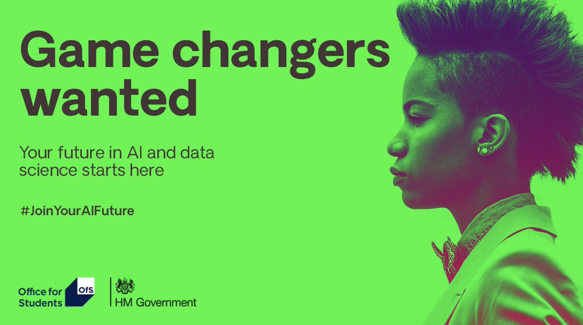 New OfS analysis shows over 7,600 students have enrolled on AI & data science courses to tackle digital skills gaps 💻 We are offering 64 scholarships to assist applicants in completing their studies & progressing into the workforce. 👉 orlo.uk/Y5wTi #JoinYourAIFuture