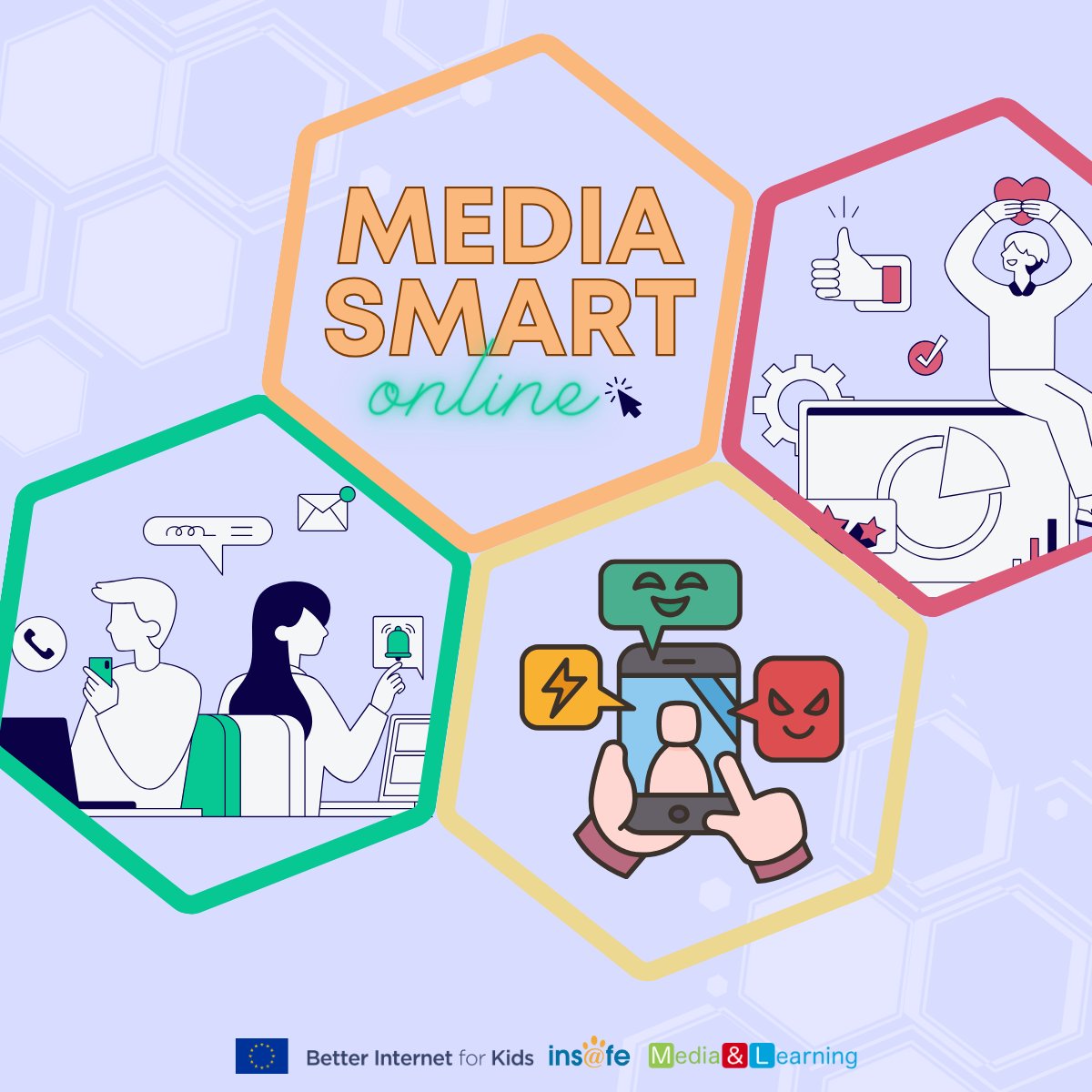 One of the main online risks has to be #hatespeech. 

🤔But did you know how many #MediaLiteracy initiatives are available to support young people, parents and teachers? 

The #MediaSmartOnline campaign wants to highlight them: bit.ly/3UYQoc1 

@Insafenetwork