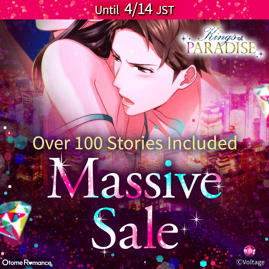 Voltage_Love365's tweet photo. ✨Kings of Paradise✨

Up to Episode 7 FREE! &amp;  100 Coins OFF SALE

#Love365 #VoltageInc #KingsofParadise https://t.co/yHZDHvPuxI
