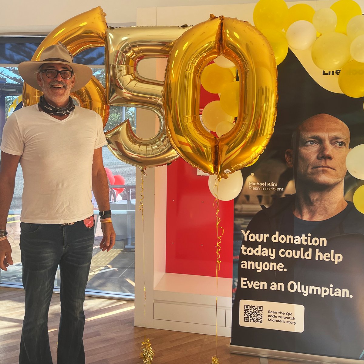 'When I turned 18, my aunt who had 40 donations up her sleeve said I’d probably be too scared to donate plasma. Challenge accepted and here we are at 650 donations,' said Bruce. Donating plasma costs nothing but some time, which Bruce can attest is well-spent. #lifebloodau