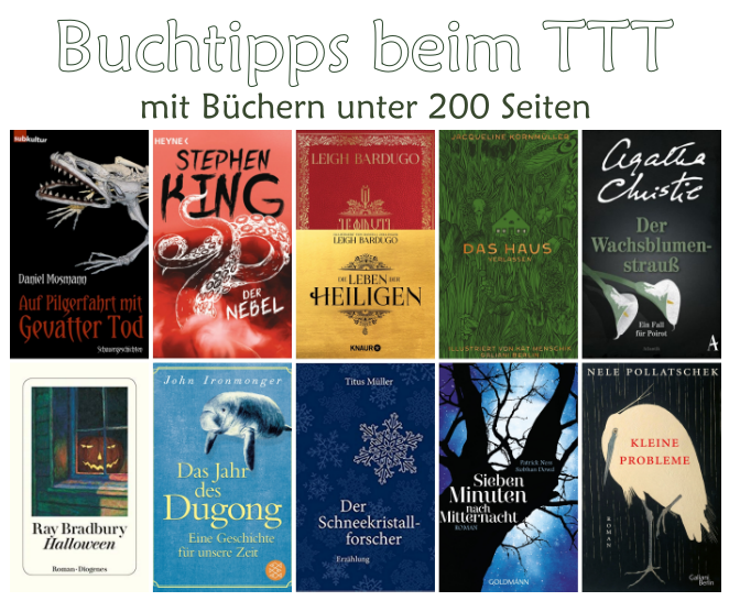 2013welten's tweet photo. Ich bevorzuge meist ja eher dicke Bücher - aber manchmal sind Anthologien, Kurzgeschichten oder Novellen auch nicht zu verachten.
Da gibt es auch ganz besondere Geschichten, die ich euch heute zum #toptenthursday zeigen möchte:
https://t.co/2PHgrBqpc5 https://t.co/6839Y5VUTm