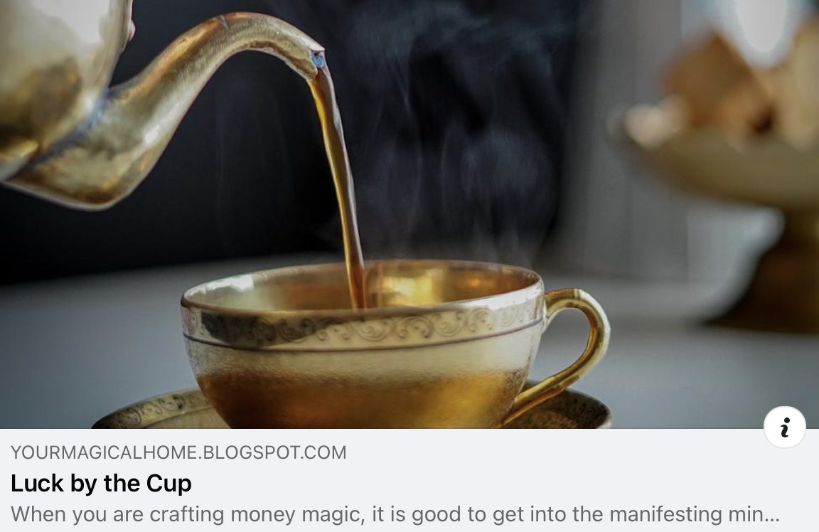 In need of some extra cash? Cerridwen Greenleaf (@MoonSpellMagic) shares her recipe for prosperity tea: yourmagicalhome.blogspot.com/2024/03/luck-b… #CerridwenGreenleaf #mangopublishing #wealthmindset