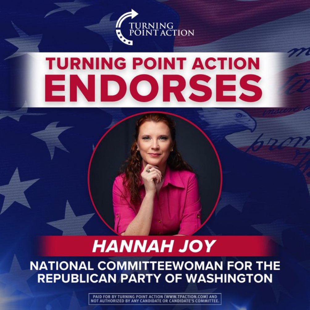 I am proud to be endorsed by turning point action. A group of people who understands that we must come back to the grassroots base. Thank you @BerryRazi for the opportunity to speak on your platform and @_charlotteperez @tylerbowyer for all your support.