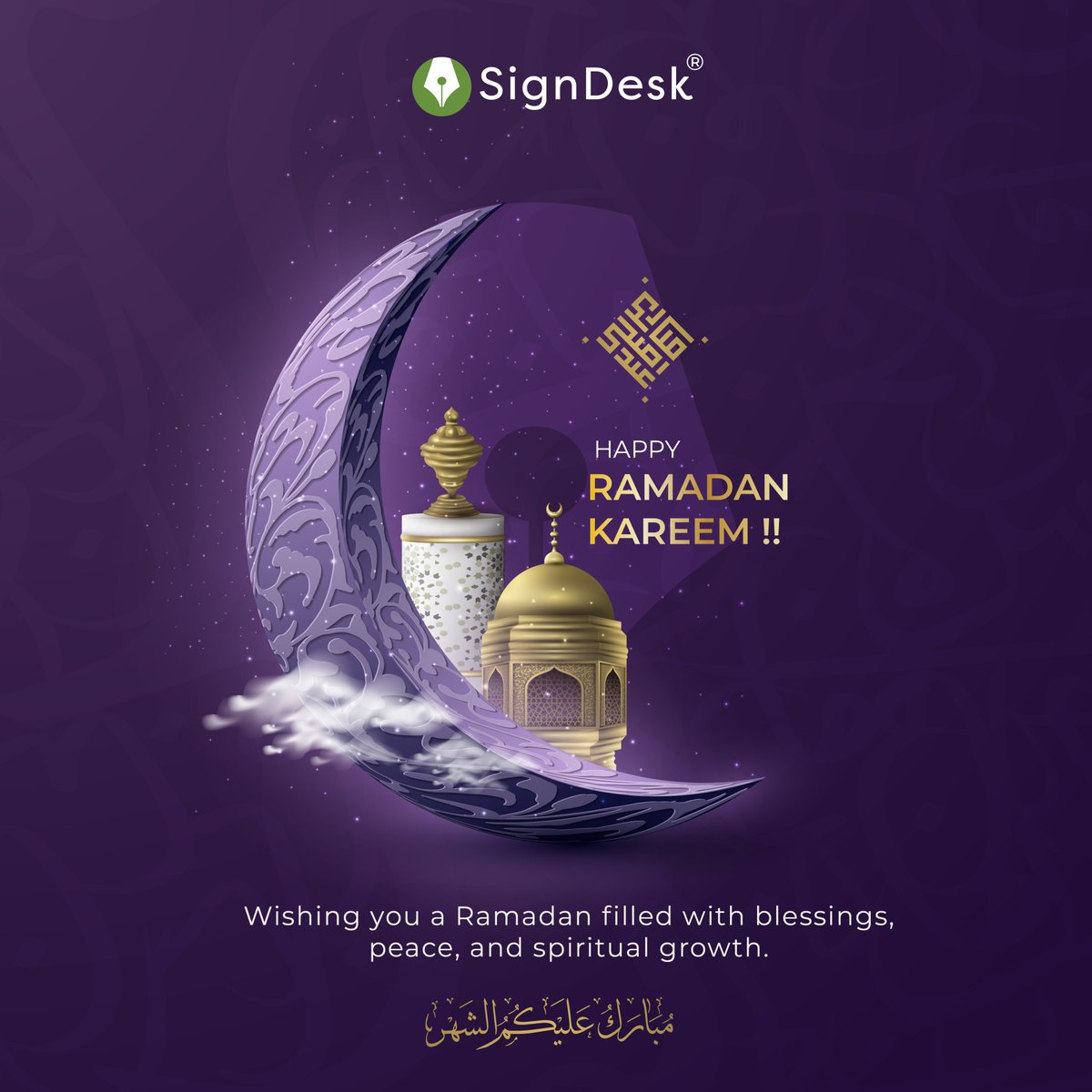Ramadan Mubarak!

Wishing you a blessed and peaceful Ramadan

#RamadanMubarak #BlessingsOfRamadan #SpiritualJourney #PeaceAndUnity #SignDesk