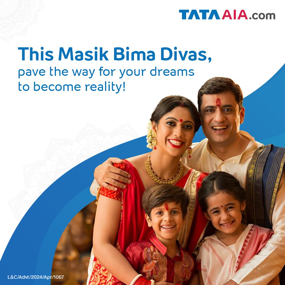 Shape your financial destiny this Masik Bima Divas with us! T&C apply - bit.ly/TataAIADisclai… #TataAIA #MasikBimaDivas