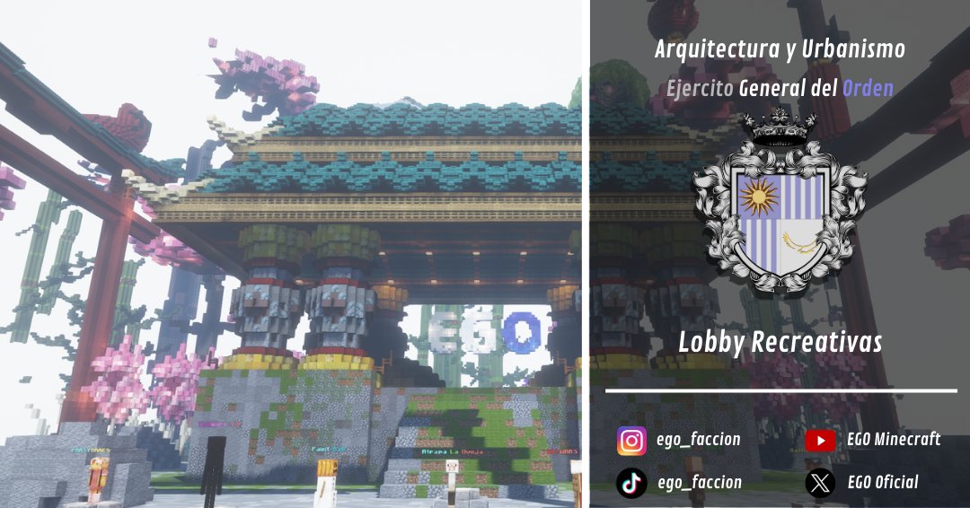 la_ejercit5685's tweet photo. Las imágenes proporcionadas muestran las áreas más destacadas del lobby con temática "japonesa".

Créditos a nuestra excelente constructora por la elaboración de este proyecto. Pueden encontrarla en discord como kornmetal 🛠️👷‍♀️

#Minecraftbuilds #art https://t.co/EhLxghPehC