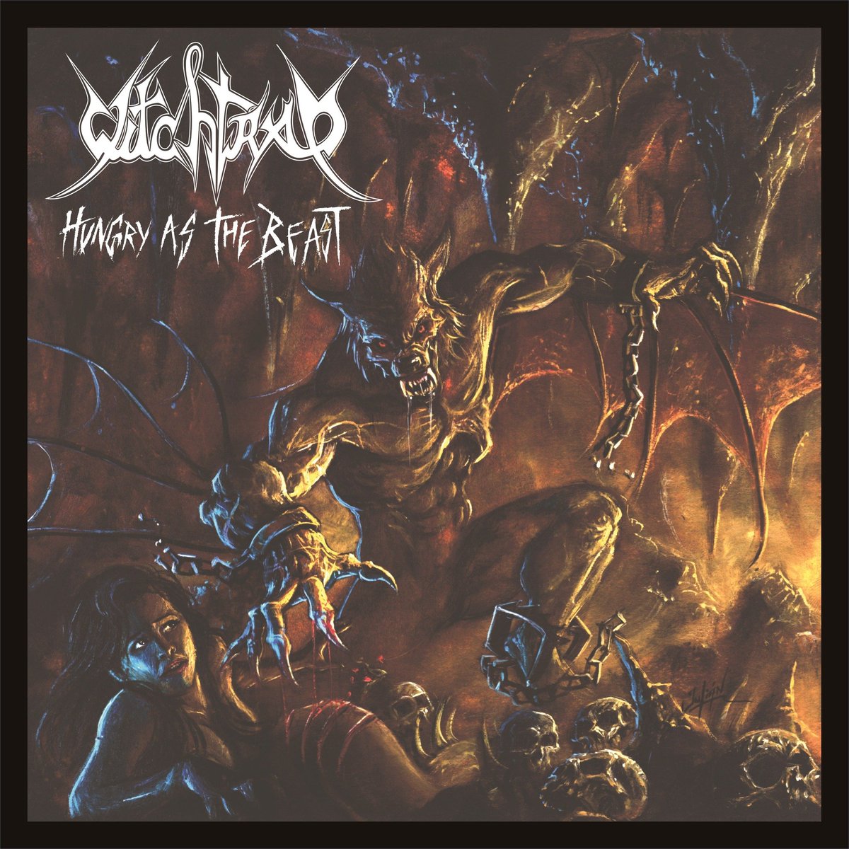 DETH DEKK DOMINIONS:🎧🆕🎧

WITCHTRAP - Hungry as the Beast 🇨🇴 💢

6th album from Medellin, Colombian Black/Thrash Metal outfit 💢

WHIPPED➡️songwhip.com/witchtrap/hung… 💢

#Witchtrap #HungryastheBeast #BlackThrash #DDDApr10 #DethDekk #KMäN