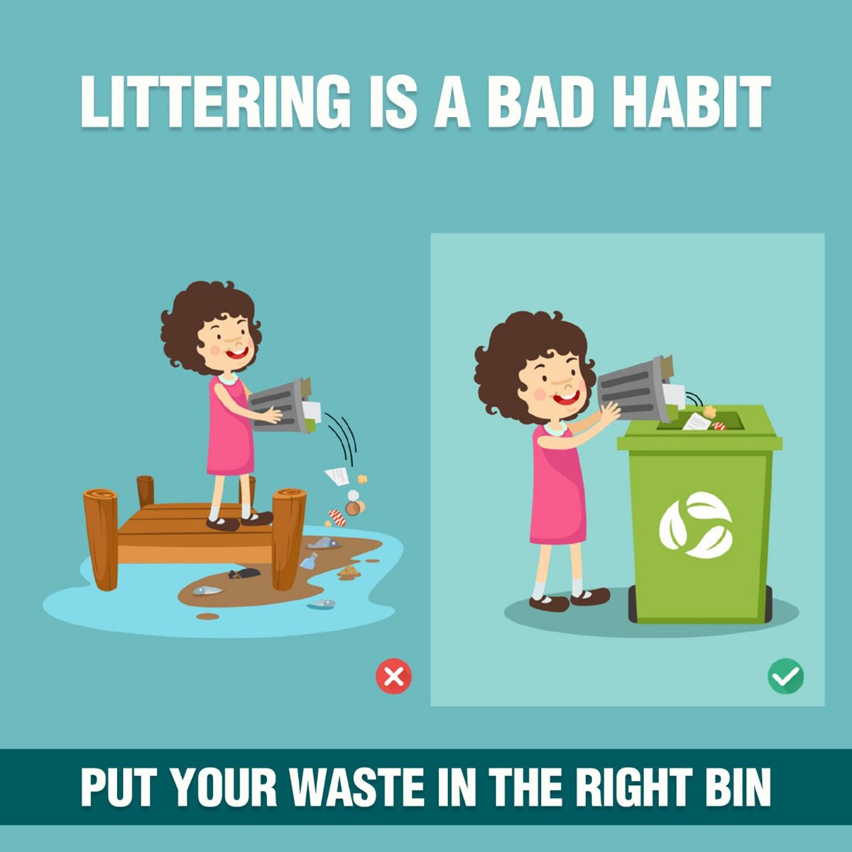 Segregation at the source stands as the foremost and pivotal step in effective waste management. To contribute to environmental preservation, divide your dry waste into the blue bin and your organic waste into the green bin.

#Wastesegregation #GarbageFreeCities #IndiaVsGarbage