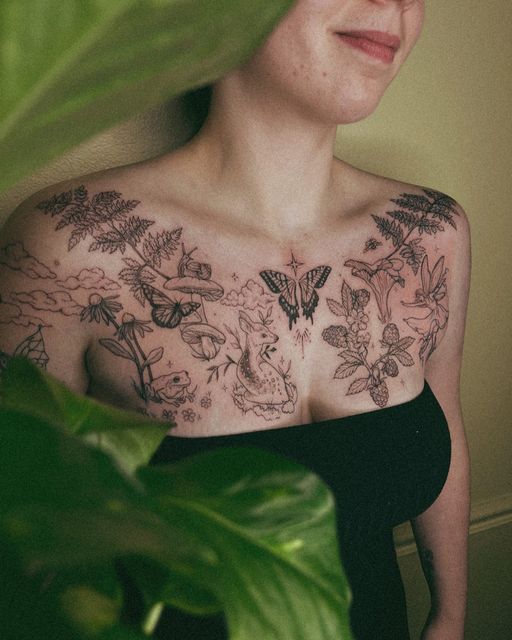 Charming Chest Tattoos: Simple and Cute Inspirations . 
. 
#ChestTattoo #SimpleTattoo #CuteInk #TattooIdeas #InkInspiration #BodyArt #TattooDesign #TattooArt #InkedBeauty