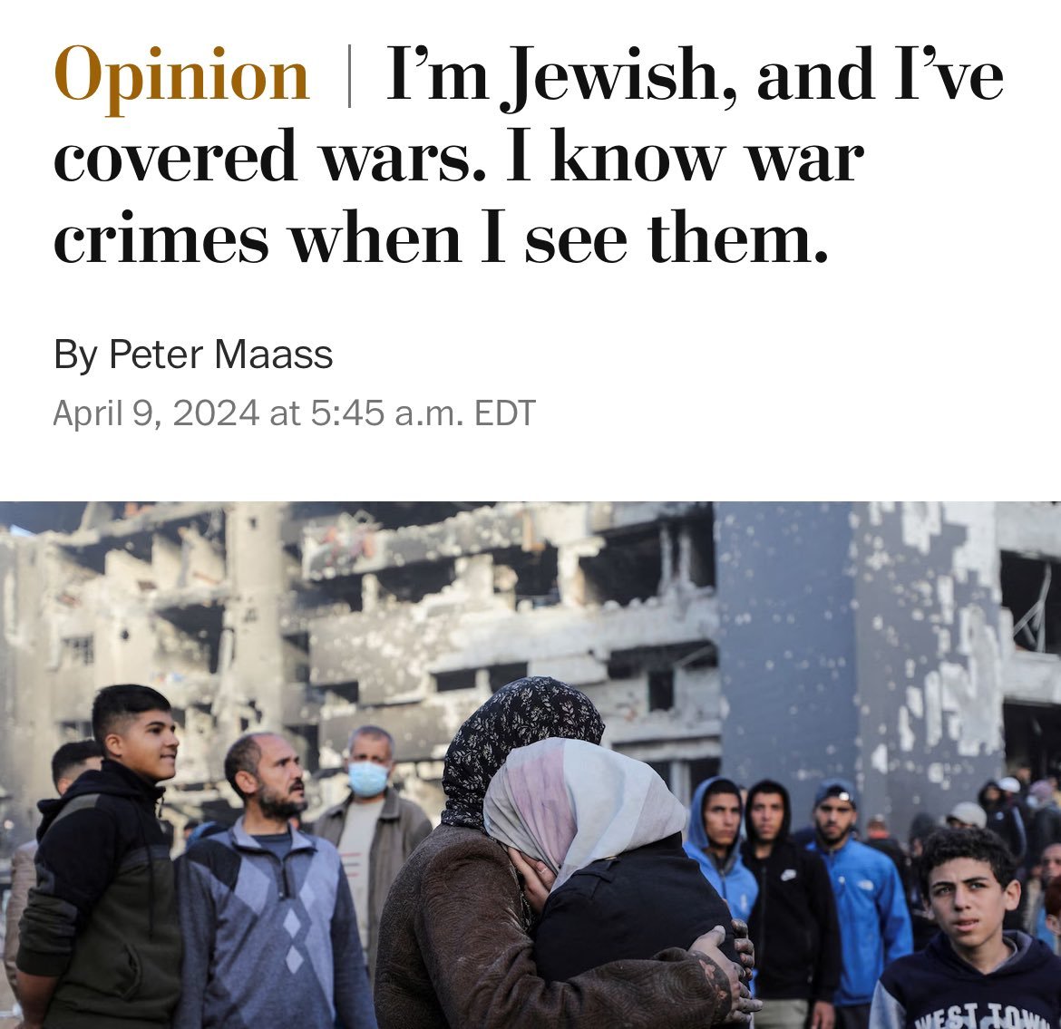 I'm Jewish, and I can read. I know a pitiful, Jew-hating excuse for journalism when I see it.