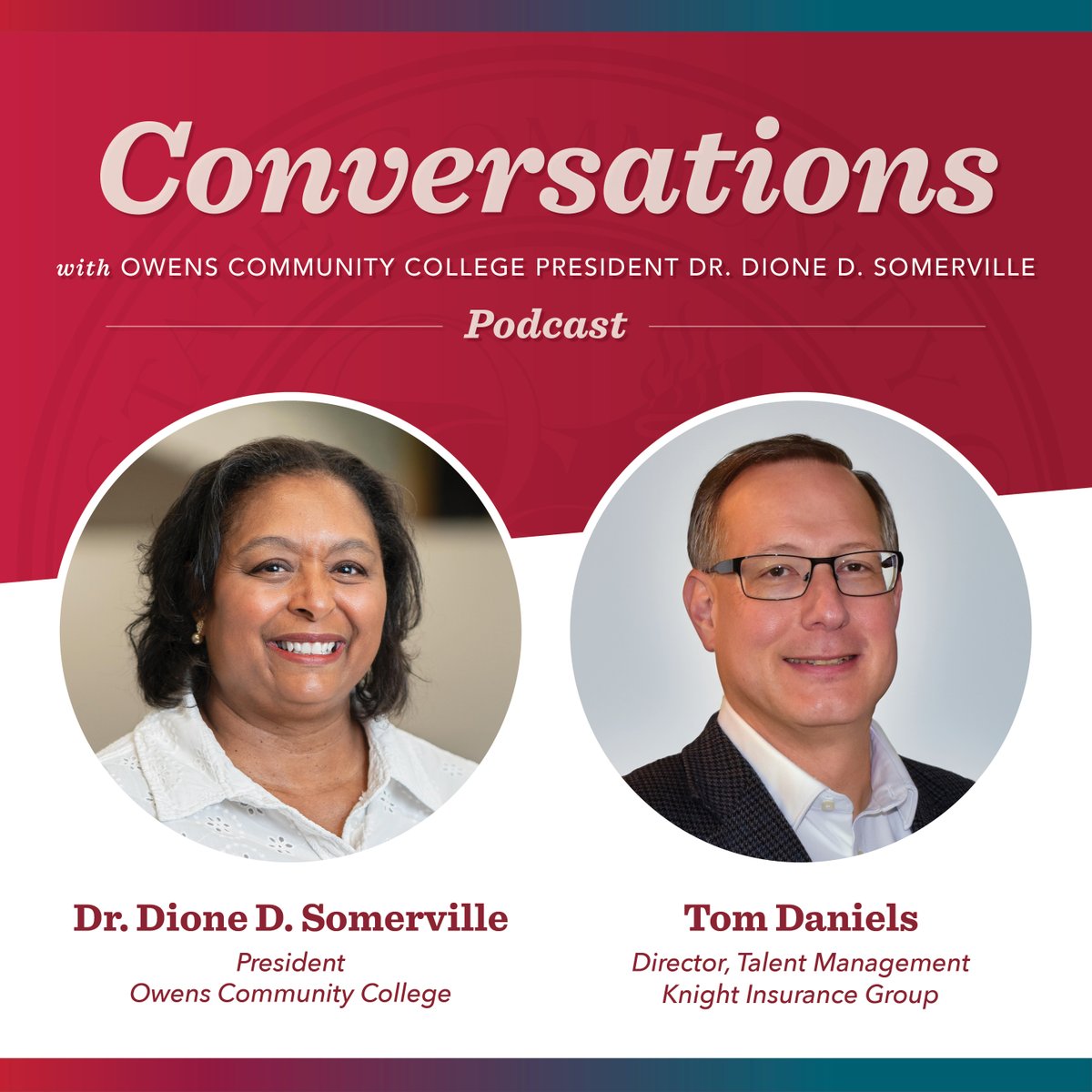 I am so excited to share the newest episode of our award-winning #Conversations Podcast - featuring @OwensCC alum (and @bgsu & @UToledo alum) @tomrdaniels419! Hear his thoughts on what employers want today, his leadership advice, and more. Listen now at rss.com/podcasts/owens…