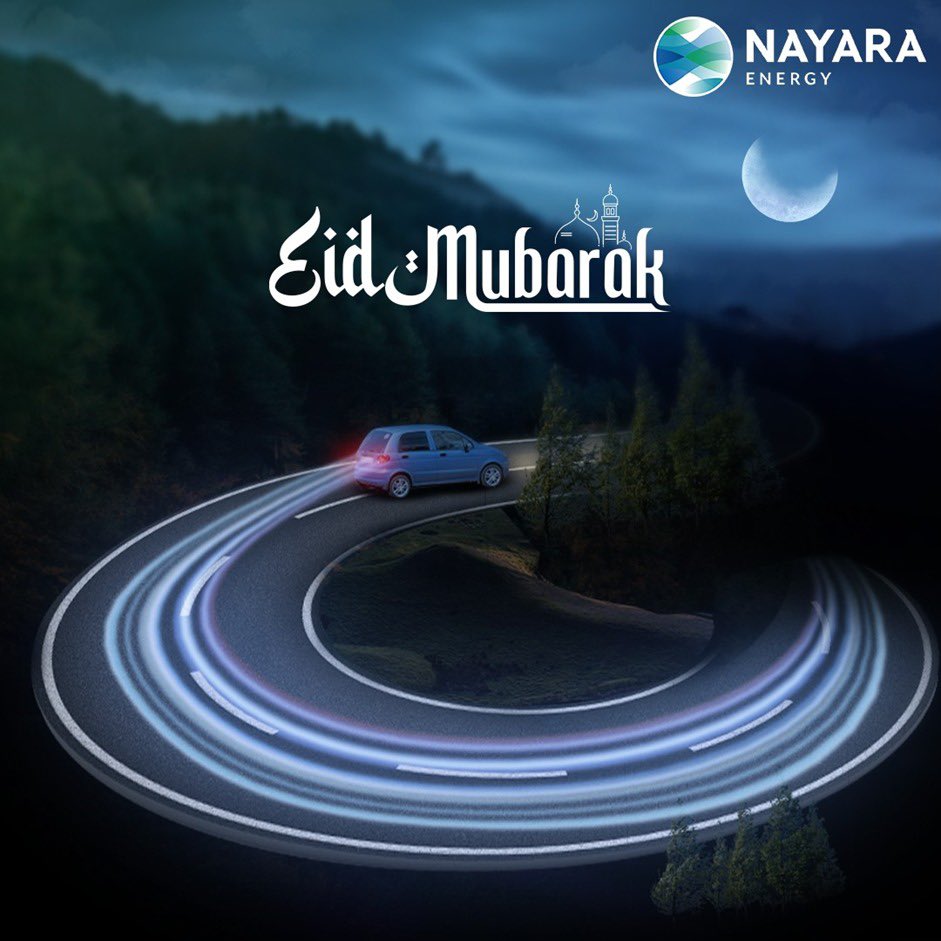 May the energy of this joyous occasion fill your heart with love, happiness, and peace. Wishing you and your family a blessed Eid! #NayaraEnergy #EidMubarak #EidulFitr