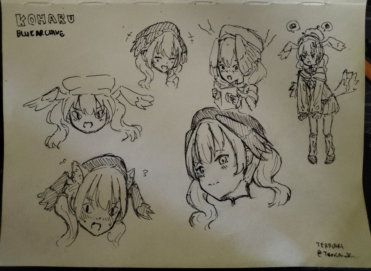 Koharu I'll practice drawing more