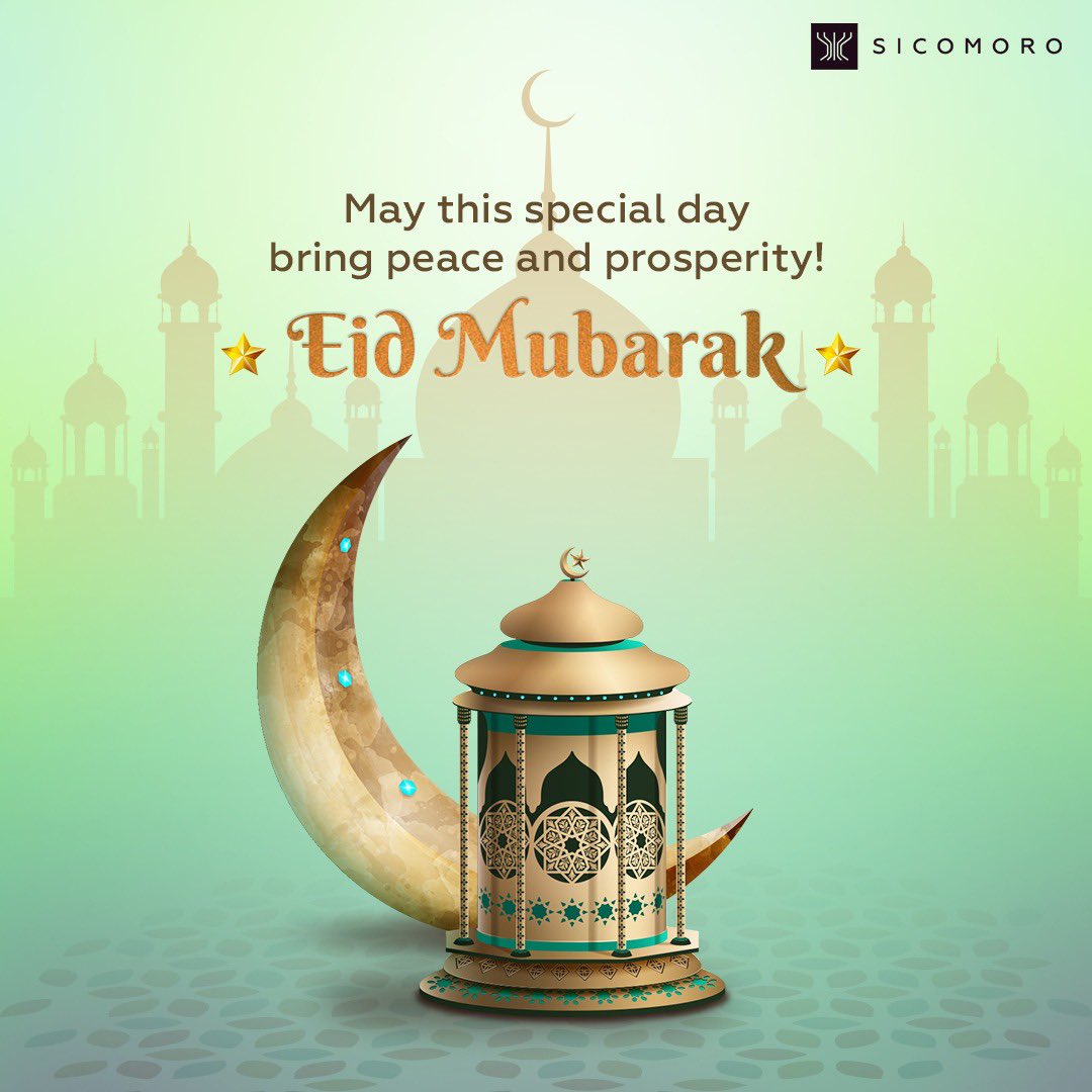 May this Eid-Ul-Fitr bring in peace, happiness and prosperity! Sicomoro wishes everyone a very Happy Eid! 🥳🌙

#RamzanEid #Sicomoro #Celebrations #Happiness