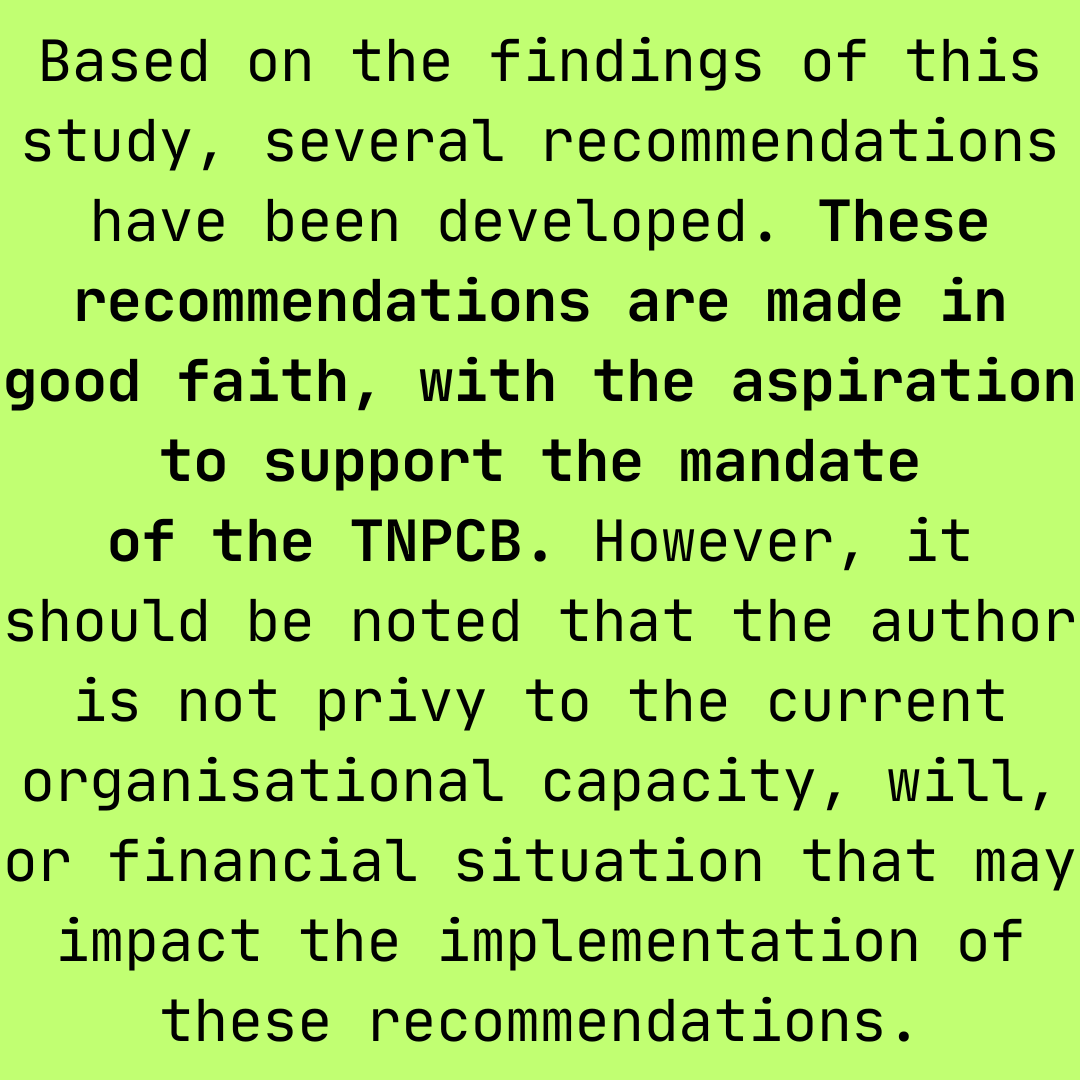 PhSoCr's tweet photo. In my #applied #research on #environmental protection, I've analysed the @Tnpcbofficial's functions under specific parameters between 2017 and 2022. Check out the study report for @CAGChennai here: https://t.co/mF0xawmhxe

Key insights from the report, a #thread🧵👇🏽(1/n) https://t.co/RsHbwhshZE