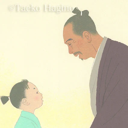 北國新聞、富山新聞連載小説 安部龍太郎さん作「銀嶺のかなた」第449~452回挿絵です。 