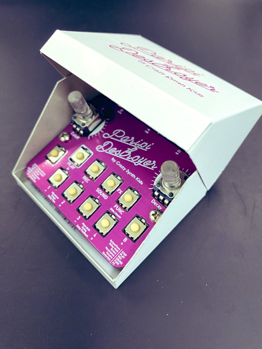 パリピデストロイヤーのケースが欲しい！
#paripidestroyer 
#シンセサイザー