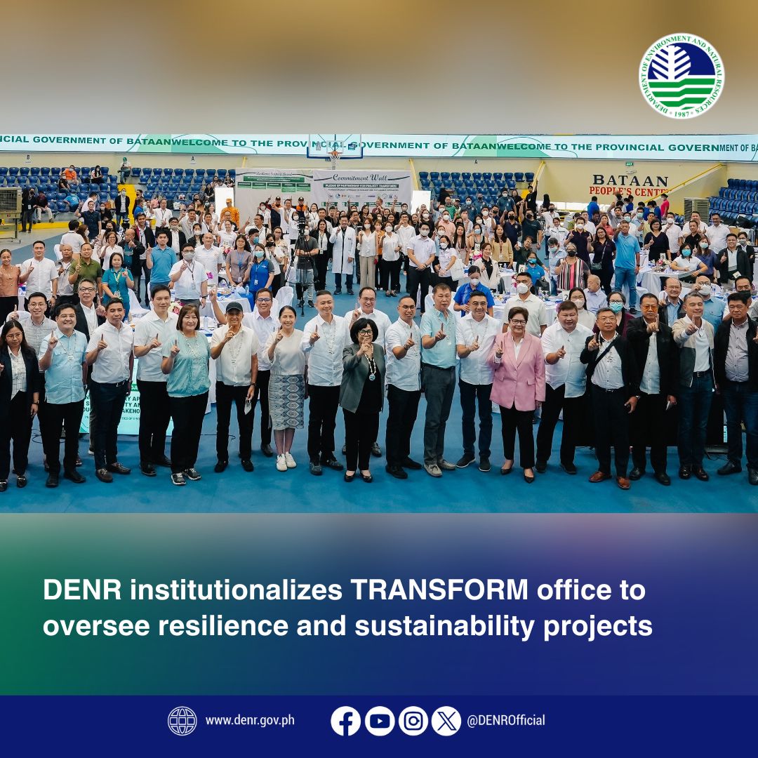 #DENRFeatures: The DENR has initiated a program that converges efforts of the govt, academe, private sector, & civil society on resilience and environmental sustainability for cities and municipalities nationwide. Read the full story here: tinyurl.com/udnfnrfh #DENRNews