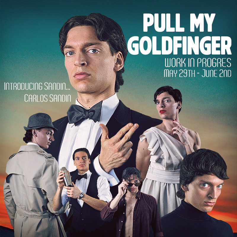 First stop on the Pull My Finger summer tour is of course <a href="/brightonfringe/">Brighton Fringe</a>!
Your new improved 007 awaits...
29-30th May <a href="/HareHoundsBtn/">The Hare & Hounds</a> 
31st May - 2nd June <a href="/thecaxton/">The Caxton Arms</a> 
#solo #clown #debut