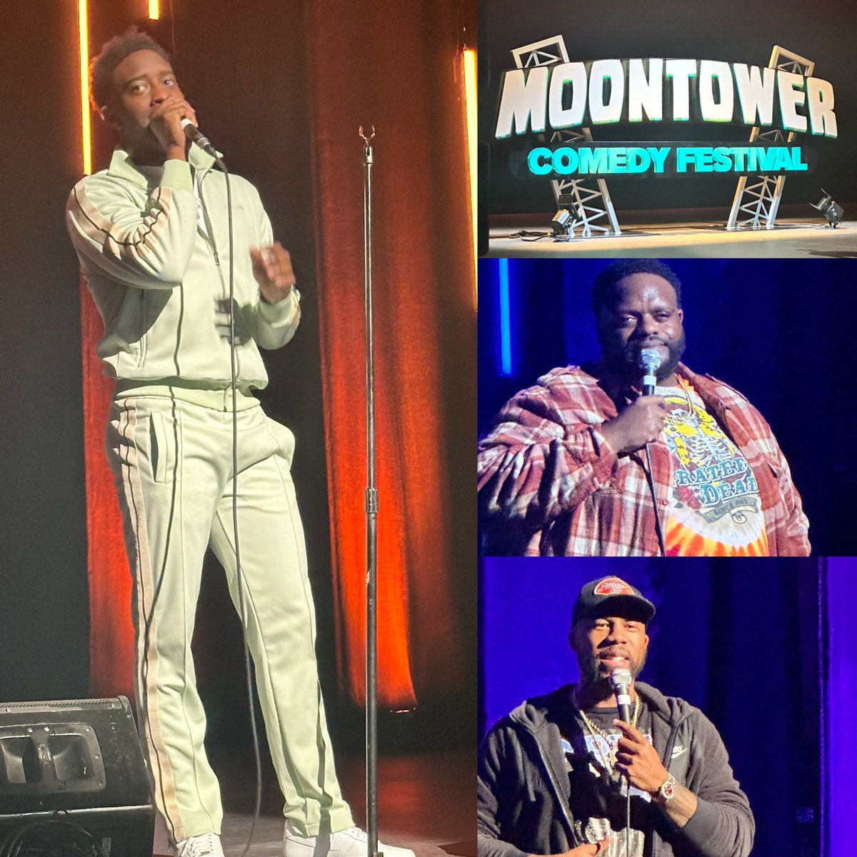 The 2024 #Moontower Comedy Festival is officially underway with more than 100 stand-up comedians traveling to #Austin; many of whom will be stopping by our @spectrumnews1tx studio! Tonight, Desi Banks (@iamdesibanks) & crew had us laughing nonstop! 😂